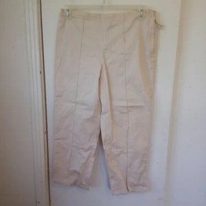 GAP Classic Fit Cropped Pants Women’s Size 10 Beige Khaki Ankle NWOT